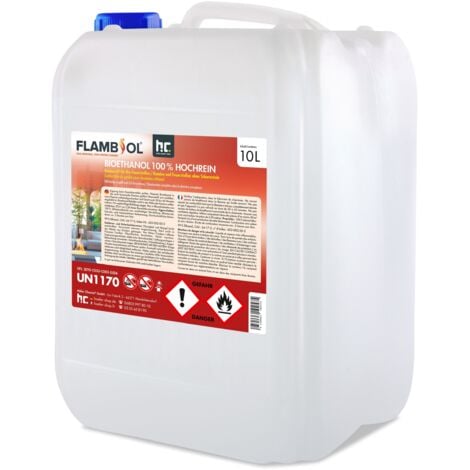 HÖFER CHEMIE GMBH 10 L FLAMBIOL® Bioethanol 100% Hochrein