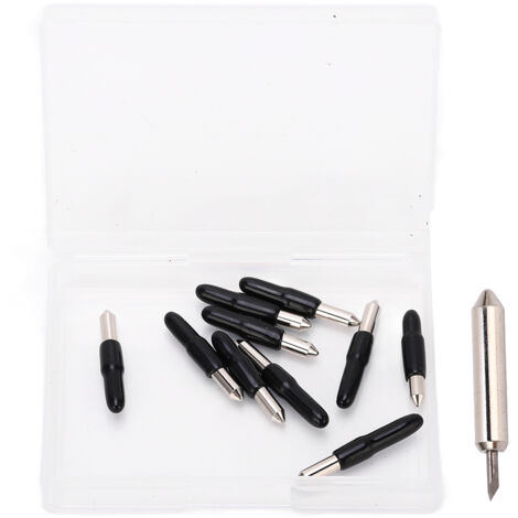 10 Lames de coupe haute précision en acier allié dur 60° pour découpeuse vinyle, compatibles CRICUT JOY