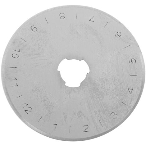 10 lames de rechange 45mm pour coupe-rotatif, idéales pour cuir, tissu et papier - Outil de bricolage