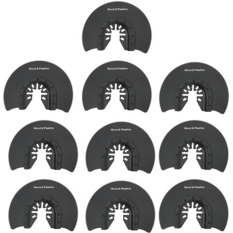 10 Lames de Scie Carbure 88mm pour Découpe Précise avec Outil Oscillant Multifonction