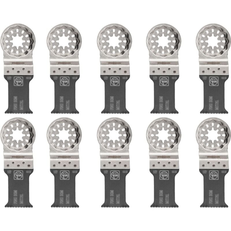 Fein - 10x E-Cut Fine Lame de scie Starlock 30 mm - 63502157240