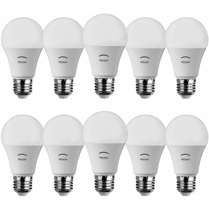 Conversione Lampade Risparmio Energetico.10 Lampade Led Goccia A60 Risparmio Energetico Lampadina E27 220 240v A Pegaso Luce K 6000k Luce Fredda Watt 8 W 123831858371 11