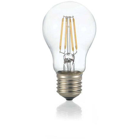 10 Lampadine Led Goccia Classic E27 10 Watt 3000 K 1400 Lm Trasparente