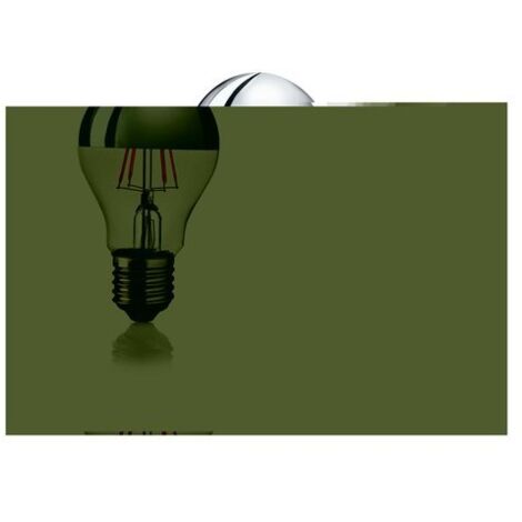 10 Lampadine Led Goccia Classic E27 8 Watt 3000 K 520 Lm Trasparente Cromo