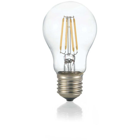 10 Lampadine Led Goccia Classic E27 8 Watt 3000 K 860 Lm Cri 90 Trasparente