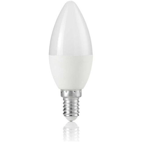 10 Lampadine Led Ovale E14 7 Watt 3000 K 560 Lm Bianca