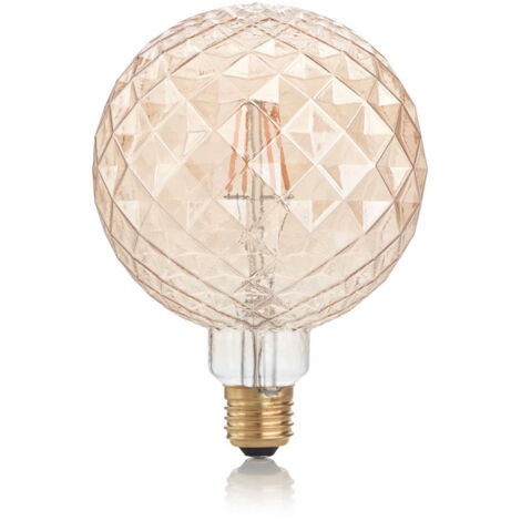 10 Lampadine Led Pearl E27 4 Watt 2200 K 380 Lm Vintage Ambra