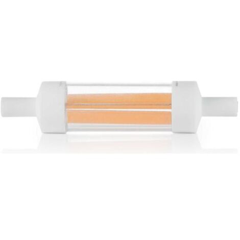 10 Lampadine R7S 6 Watt 3000 K 850 Lm 7,8 Cm
