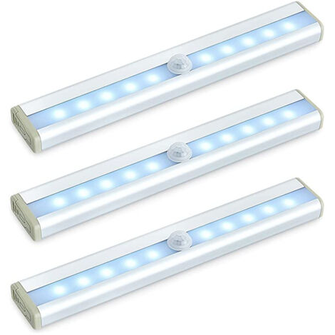 10-LED-LED-Lichtleiste mit kabellosem Bewegungssensor und Magnetverschluss