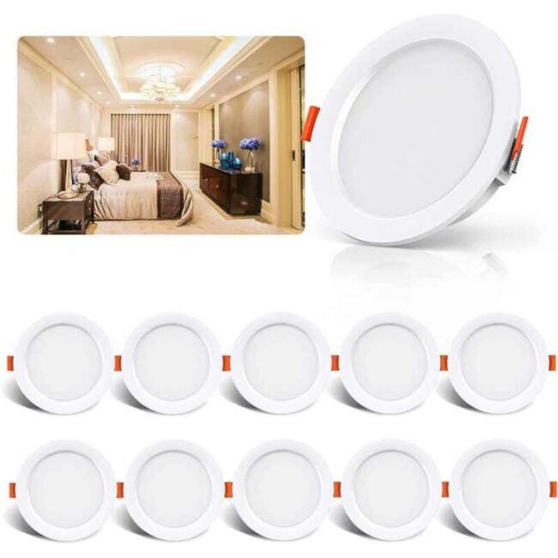 Image of 10 LED Recessed Spotlights 5W –&hellip;