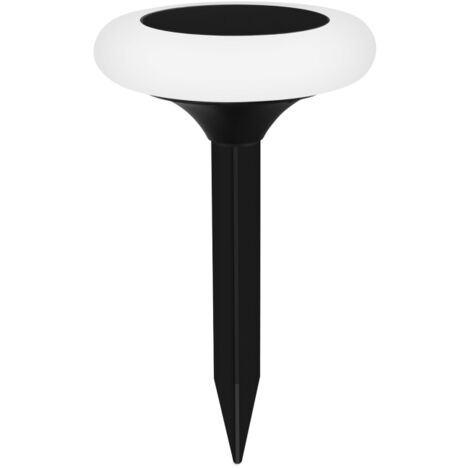 10 LEDs RGB con degradado de color, para enchufar al suelo, ideales para terrazas, jardines o césped.