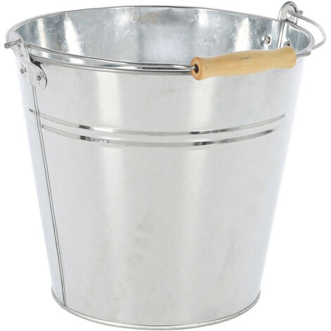 10 Liter Eimer aus Zink Ø 26 x H26 cm-ME1000010-Zink-Eimer