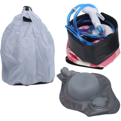 10-Liter-Falt-Duschbeutel aus wasserdichtem PVC für Camping, Wandern und Reisen – Rosa Tarnmuster