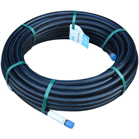 10 m de tube PEHD bande bleue eau potable (tube PE) NF-PN16 Ø25 x 3,0 mm - Arcanaute