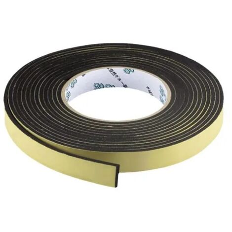 10 m selbstklebende Dichtungsstreifen (10 mm x 1 mm)  Abdichtung für Türen und Fenster  Wärme- und Wetterschutz