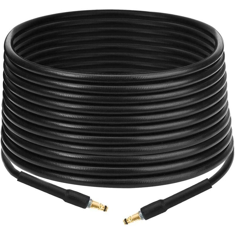 Aougo - 10 m Tuyau pour Kärcher nettoyeur haute pression, flexible pour Kärcher nettoyeur haute pression, Tuyau à haute pression pour Kärcher K2 K3