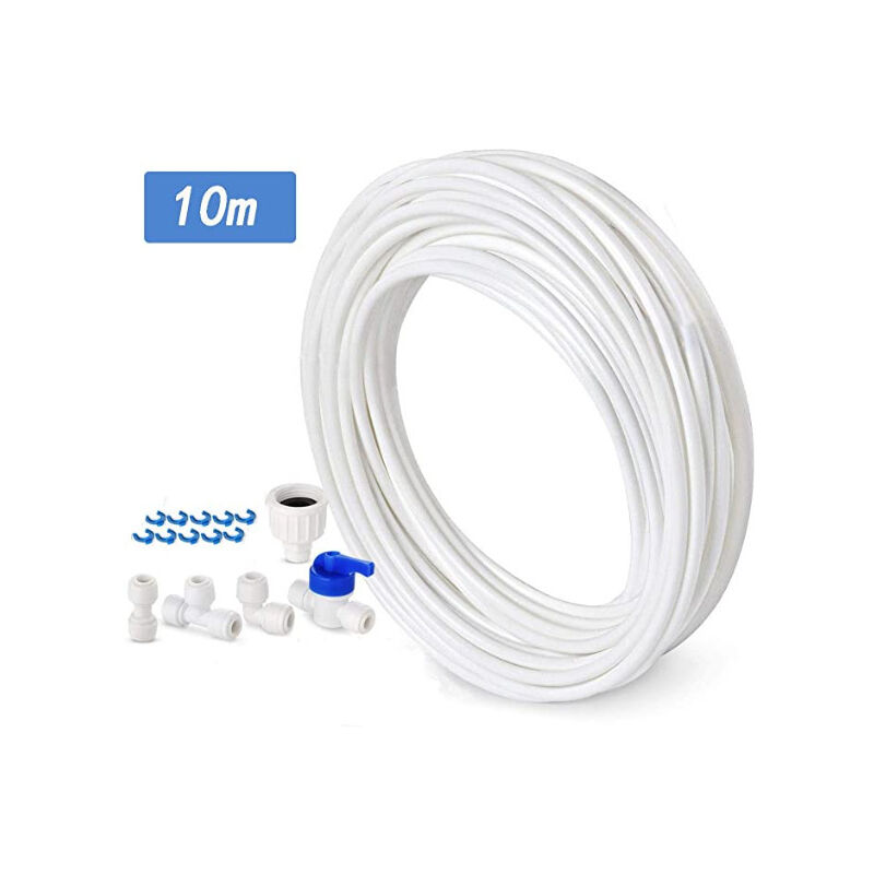 10 m Universal-Wasserversorgungsschlauch Kühlschrank-Kit Wasserversorgungsschlauch mit Anschlusszubehör für Kühlschrank im europäischen Stil mit | 06931902894289 10 m Universal-Wasserversorgungsschlauch Kühlschrank-Kit Wasserversorgungsschlauch mit Anschlusszubehör für Kühlschrank im europäischen Stil mit | 06931902894289