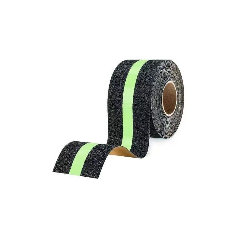 10 m x 5 cm ruban adhésif antidérapant avec Film Lumineux Brille dans Le Noir, Bande de sécurité pour escaliers échelles sols glissants Intérieur et