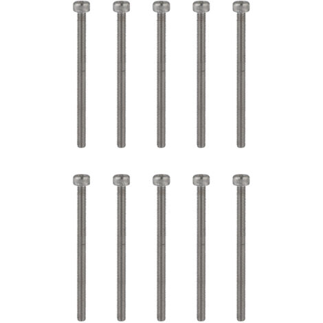 10 M3 x 45 mm Edelstahl-Innensechskantschrauben für 3D-Drucker