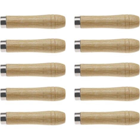 10 manches de lime en bois pour l'entretien des outils de garage et de menuiserie