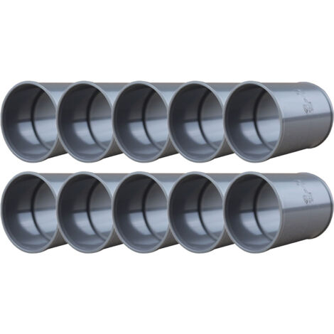 10 manchons d'évacuation Ø50 mm avec butée - First Plast
