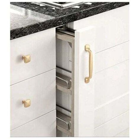 10 maniglie per mobili dorate da 128 mm - Maniglie per mobili da cucina, maniglie per porte di guardaroba