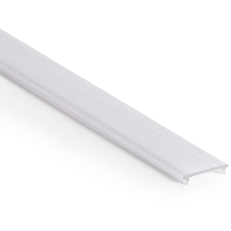 10 Meter Abdeckung für Aluminiumprofil kompatibel mit Ref. 128647, 128652, 128632, 128637 Halbtransparent