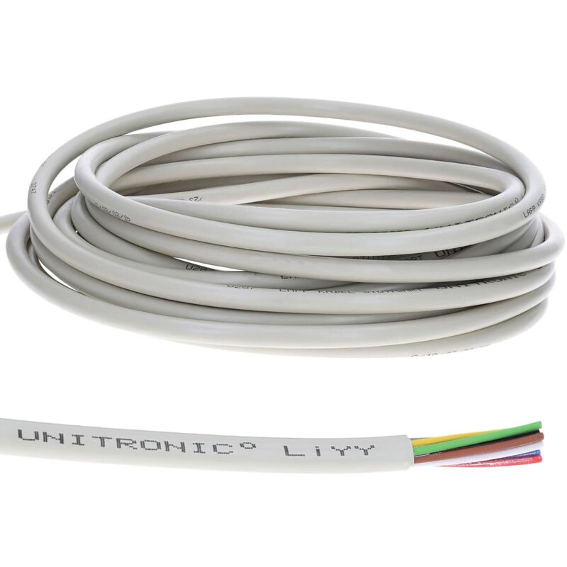 Lapp - 10 Meter 0028404 Liyy Steuerleitung 4x0, 34 Mm² I Datenkabel 4 Adrig I Led Verlängerung Kabel I Lötkabel Für Platine I Datenleitung I