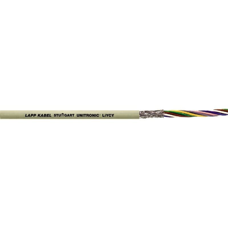10 Meter Lapp 0034310 Liycy Geschirmte Steuerleitung 10x0, 14 Mm² I Pvc Datenleitung Grau I Led Verbindungsleitung I Steuerkabel 10 Adrig Für