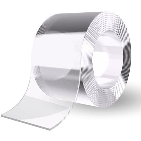 10 METER WASSERDICHTES, TRANSPARENTES KLEBEBAND  DICHTUNGSBAND FÜR BADEZIMMER, WASCHBECKEN UND WASCHBECKEN  SCHUTZBESTÄNDIG FÜR SIEB- UND BADEWANNEN (3 CM)