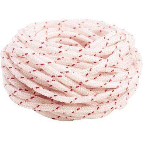 10 mètres corde lanceur tondeuse 4mm, corde lanceur motoculteur tronconneuse (4mm 10m)