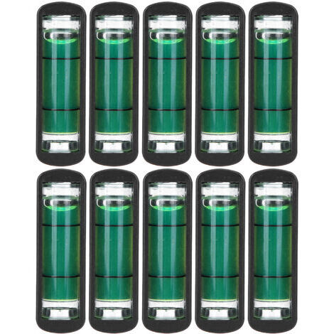 10 mini livelle a bolla in plastica ad alta precisione per treppiede orizzontale per fotocamera