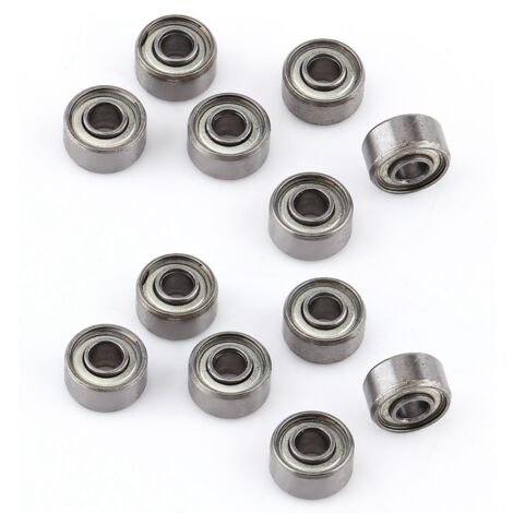 10 Miniatur-Kugellager 693ZZ 3x8x4mm, doppelt geschirmt, für Modellbau und Präzisionsanwendungen
