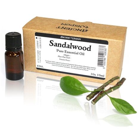 10 ml d'huile essentielle de bois de santal Amayris. étiquette sans marque- Vendu par 1