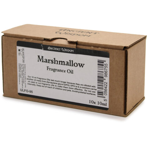 10 ml d'huile parfumée à la guimauve 10 ml - SANS ÉTIQUETTE- Vendu par 1