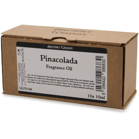 10 ml d'huile parfumée Pinacolada 10 ml - SANS ÉTIQUETTE- Vendu par 1