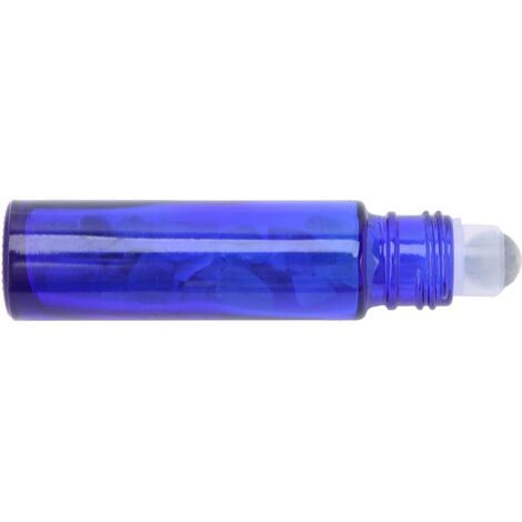 10-ml-Glas-Roll-On-Flasche mit Natursteinkugel – ideal für ätherische Öle und Aromatherapie