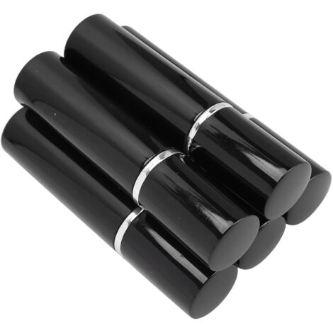 10 ml nachfüllbare Parfümflasche aus Aluminium – 5er-Pack schwarze, tragbare Sprühflaschen