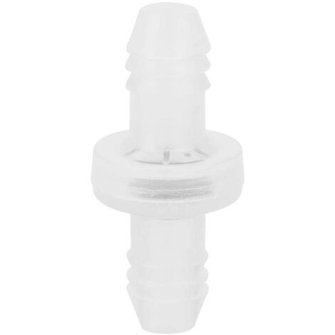 10 mm, 3/8" Inline-Rückschlagventil aus Kunststoff, unidirektionales Membran-Rückschlagventil für Wasser, geeignet für alle Arten von hochkorrosiven Chemikalien (PP)