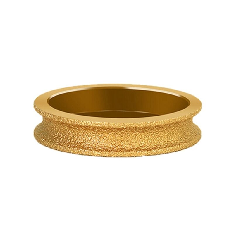 Image of 10 mm dicke, goldgelötete Diamant-Steinschleifscheibe für Winkelschleifer, verwendet für Werkzeuge.