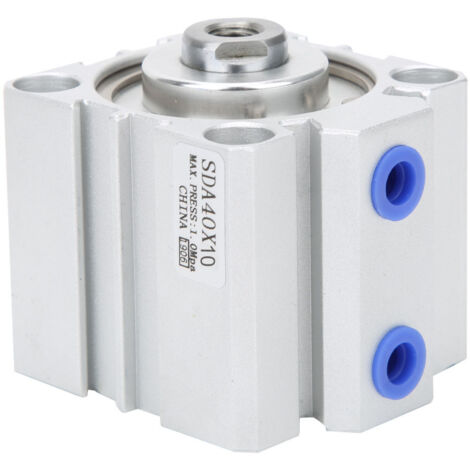 10-mm-Doppelwirkungs-Pneumatikzylinder – Aluminiumlegierung, Komponente SDA40X10