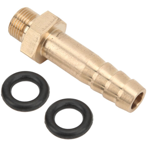 10-mm-Gastankadapter aus Aluminiumlegierung mit Gummidichtungen für Campinggrills