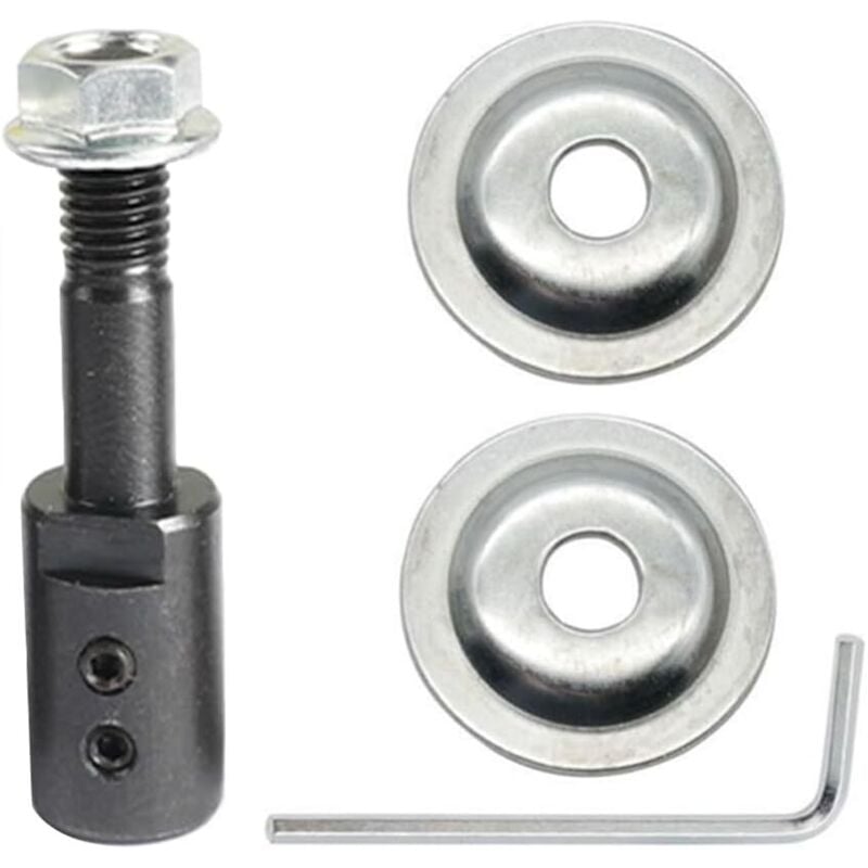 Image of 10 mm Motorwellenadapter für Schleifmaschine, Polierer, Schleifer, Schleifscheibe, Rotations