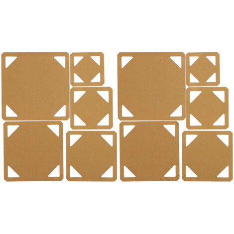 10 modèles de pochoir en acrylique pour patchwork, outils de quilting DIY, kit de couture créative