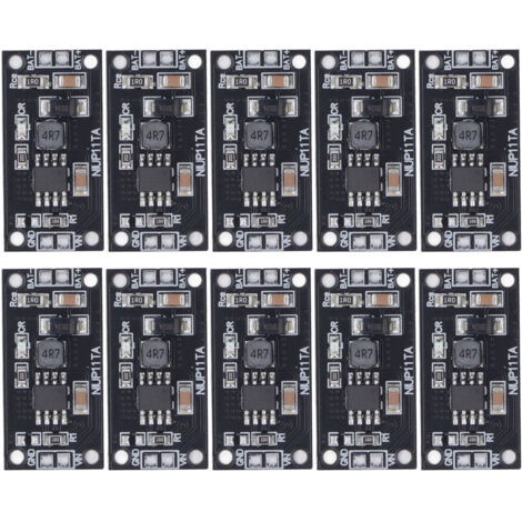 10 Modules de Charge pour Batteries NiMH NiCd 1S - PCB Robuste et Durable pour Alimentation