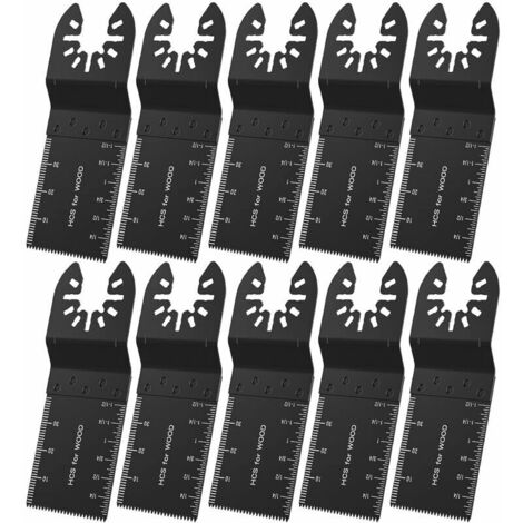 10 multi-purpose saw blades for wood and metal, accessories for oscillating saws