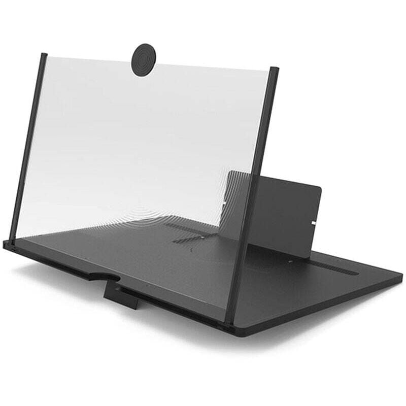 Image of Multifunktionale Lupe für 10-Zoll-Handybildschirme, schwarz