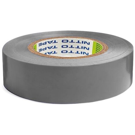 10 Nitto - Ruban Adhesif Isolant - Gris - 19 Mm X 20 M