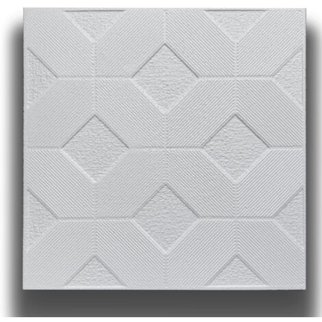 Pannelli Decorativi 3D Gloupie Per Pareti - Polistirolo XPS, Isolanti Termici, 50x50cm, 8 Pezzi Per 2mq - Foto 4