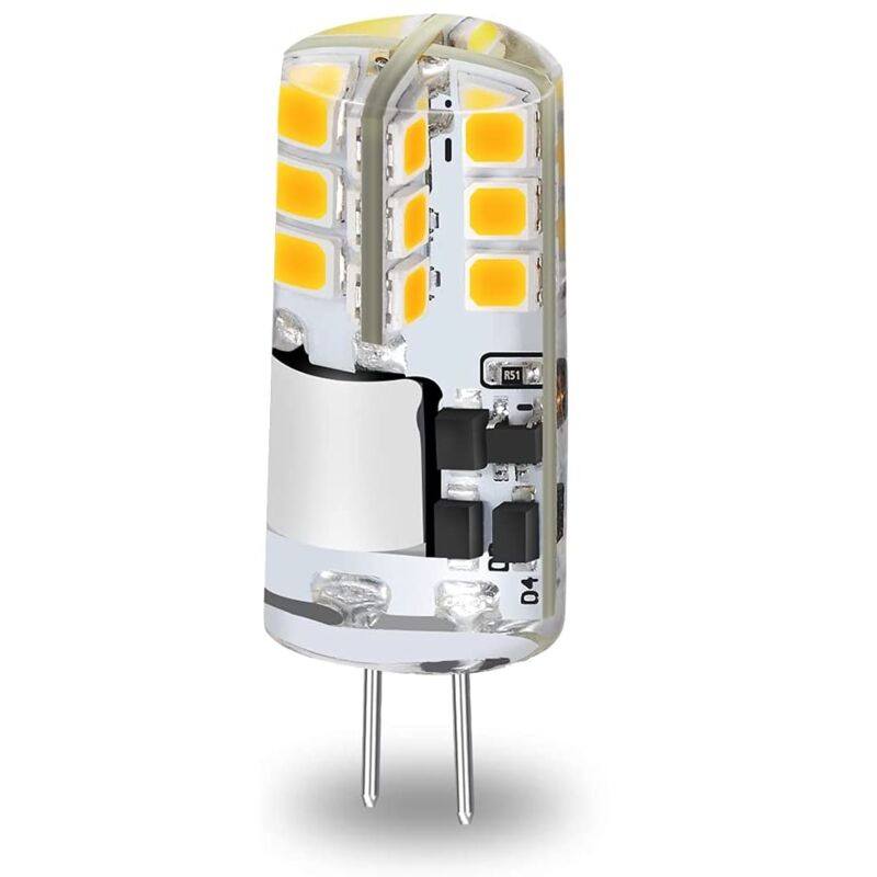 Adélala - 10 Pack Ampoule led G4 300LM 3W Équivalent 30W Lampe Halogène/Incandescente G4 led Économie d'énergie 360° Angle de faisceau ac/dc 12V